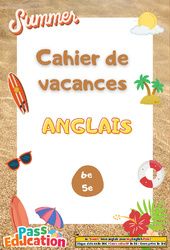 Exercices corrigés - Cahier de vacances Été : 5ème - PDF à imprimer