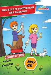 Bien être et protection des animaux – Cahier de vacances – MS – GS – Cycle 1 – PDF à imprimer