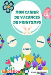 Cahier de vacances Printemps : CE1 - PDF à imprimer