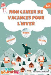 Cahier de vacances Hiver : CE1 - PDF à imprimer