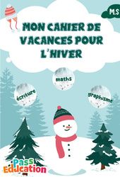 Cahier de vacances Vacances & temps de l’année : MS - Moyenne Section - PDF à imprimer