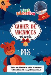 Cahier de vacances Noël : MS - Moyenne Section - PDF à imprimer