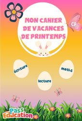 Printemps – Cahier de vacances – CP – Cycle 2 – PDF gratuit à imprimer
