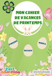 Cahier de vacances Printemps : CM2 - PDF à imprimer