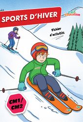 Sports d’hiver – Cahier de vacances – CM1 – CM2 – Cycle 3 – PDF à imprimer